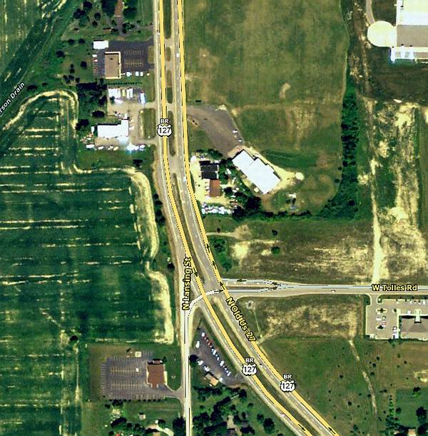 Family Drive-In Theatre - Aerial (newer photo)